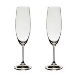 Jogo com 2 Taças de Cristal Para Champagne 220 ml Anna Bohemia