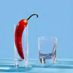 Jogo com 2 Copos De Cristal Para Vodka 50 ml Barline Bohemia