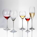 Jogo com 6 Taças de Cristal para Vinho com 640 ml Linha Carduelis Bohemia
