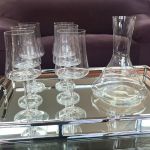 Kit Decanter e Taças de Cristal Bohemia Xtra 7 Peças