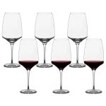 Taça de Cristal Ecológico Fracalanza Para Vinho 630 ml Eleganza 6 Peças