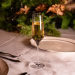 Taça de Cristal Ecológico Fracalanza Para Champanhe 188 ml Eleganza 1 Peça