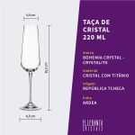 Jogo com 18 Peças de Cristal Linha Ardea Bohemia