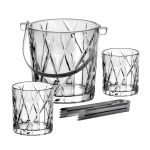 Kit Peças de Cristal L'Hermitage Para Whisky Forest 4 Peças