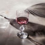 Jogo 6 Taças de Cristal Para Vinho Tinto 230 ml Claudia Bohemia