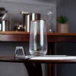 Copo Alto De Vidro Wolff 450 ml Borda Dourada Line 1 Peça