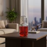 Garrafa de Vidro L'Hermitage 600 ml Com Copo 200 ml Dubois 1 Peça