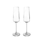 Taça De Cristal Lyor Para Champanhe 260 ml Finesse L'Artisan 2 Peças