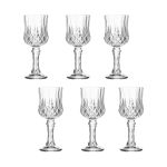 Taça De Vidro Lyor Para Licor 50 ml Diamante 6 Peças