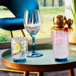 Taça de Vidro Bormioli Rocco Para Vinho 535 ml Florian Blue 1 Peça