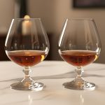 Jogo 2 Taças de Cristal Para Cognac 400 ml Angela Bohemia