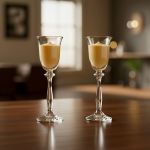 Jogo com 2 Taças de Cristal Para Licor 60 ml Linha Angela Bohemia