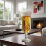 Taça de Cristal Bohemia Para Cerveja 360 ml Angela 6 Peças