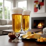 Taça de Cristal Bohemia Para Cerveja 360 ml Angela 2 Peças