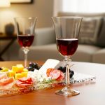Jogo 2 Taças de Cristal Para Vinho Tinto 250 ml Angela Bohemia