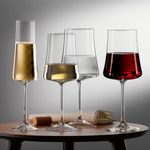 Jogo de Cristal Bohemia Xtra Taças Copos e Decanter 49 Peças