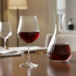 Taça de Cristal Para Vinho Bourgogne ou Gin 600 ml Tulipa Optic Bohemia