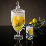 Jogo com 2 Copos De Cristal Para Água ou Suco 230 ml Trio Bohemia