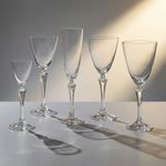 Jogo com 30 Taças de Cristal Linha Elisabeth Bohemia