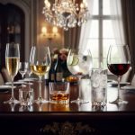 Jogo com 42 Peças De Cristal Linhas Gastro e Trio Bohemia