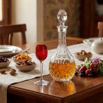 Taça De Cristal Bohemia Para Licor 65 ml Vermelha Colibri 1 Peça