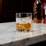 Jogo com 6 Copos de Cristal Para Whisky 410 ml Trio Bohemia