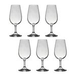 Jogo com 6 Taças de Cristal Para Degustação 210 ml Forum Bohemia