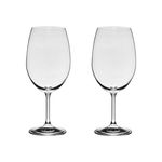 Jogo com 2 Taças de Cristal Para Água ou Vinho 580 ml Anna Bohemia