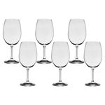 Jogo com 6 Taças de Cristal Para Água ou Vinho 580 ml Anna Bohemia