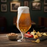 Jogo 6 Taças de Cristal Para Cerveja 540 ml Tulipa Optic Bohemia