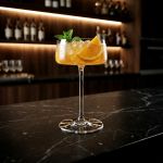 Taça Coupe de Cristal Bohemia 230 ml Ray 6 Peças