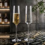Taça De Cristal Lyor Para Champanhe 260 ml Finesse L'Artisan 2 Peças