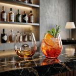 Jogo com 2 Copos De Cristal Para Whisky 500 ml Linha Grus Bohemia