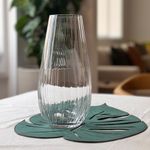 Vaso Decorativo de Cristal Ecológico 305 mm Waterfall Bohemia