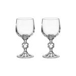 Taça de Cristal Bohemia 150 ml Claudia 2 Peças
