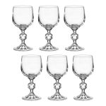 Taça de Cristal Bohemia 150 ml Claudia 6 Peças