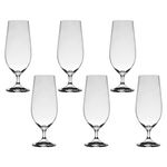 Taça De Cristal Bohemia Para Cerveja 380 ml Lara 6 Peças