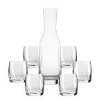 Jogo de Decanter 1200 ml e Copos de Cristal 290 ml Bohemia