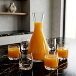 Jogo de Decanter 1200 ml e Copos Baixos de Cristal Bohemia