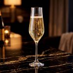 Taça de Cristal Para Champagne 170 ml Tulipa Optic Bohemia