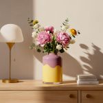Vaso Decorativo de Cristal Candyland Bohemia 18 cm 1 Peça