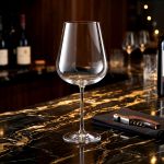 Jogo com 6 Taças de Cristal Para Vinho Bordeaux 670 ml Linha Ardea Bohemia