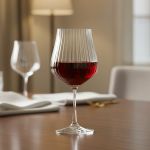 Jogo 6 Taças de Cristal Para Vinho Bourgogne ou Gin 600 ml Tulipa Optic Bohemia