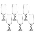 Taça de Cristal Bohemia Para Cerveja 280 ml Claudia 6 Peças