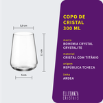 Copo de Cristal Para Água 300 ml Linha Ardea Bohemia