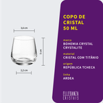 Copo de Cristal Para Shot 50 ml Ardea Bohemia