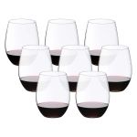 Copo de Cristal Ultraleve Riedel 600 ml O To Go 8 Peças
