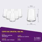 Jogo de Copos e Taças de Cristal Bohemia Xtra 36 Peças