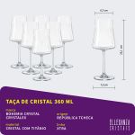 Jogo de Copos e Taças de Cristal Bohemia Xtra 36 Peças