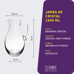 Jarra de Cristal Ecológico Acapulco 1900 ml Bohemia